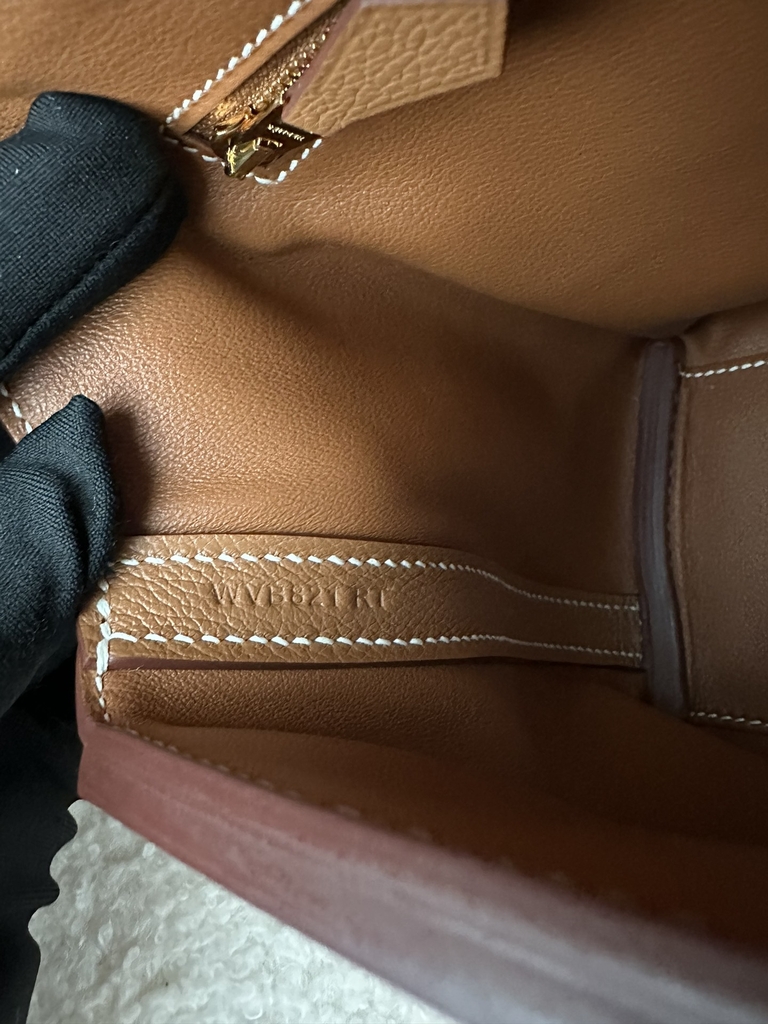 Kelly 2424 Mini 21cm Evercolor Swift Leather CC37 Gold