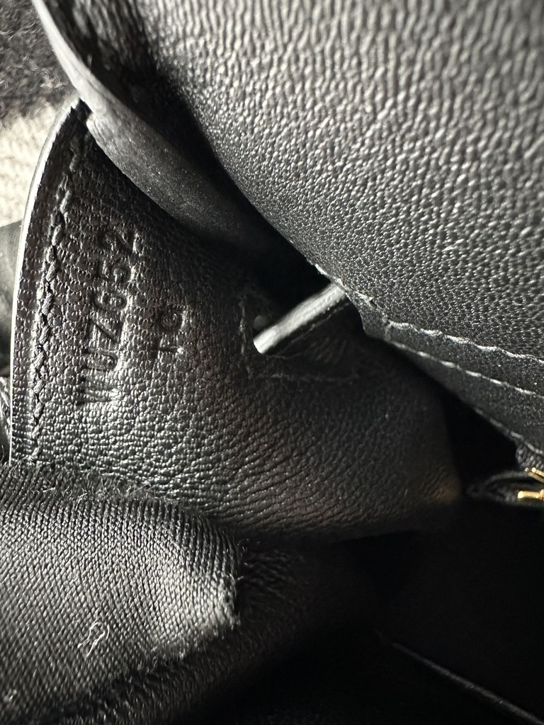 Birkin 30cm in Imported Togo Leather, CC89 Noir Black with Gold Hardware.