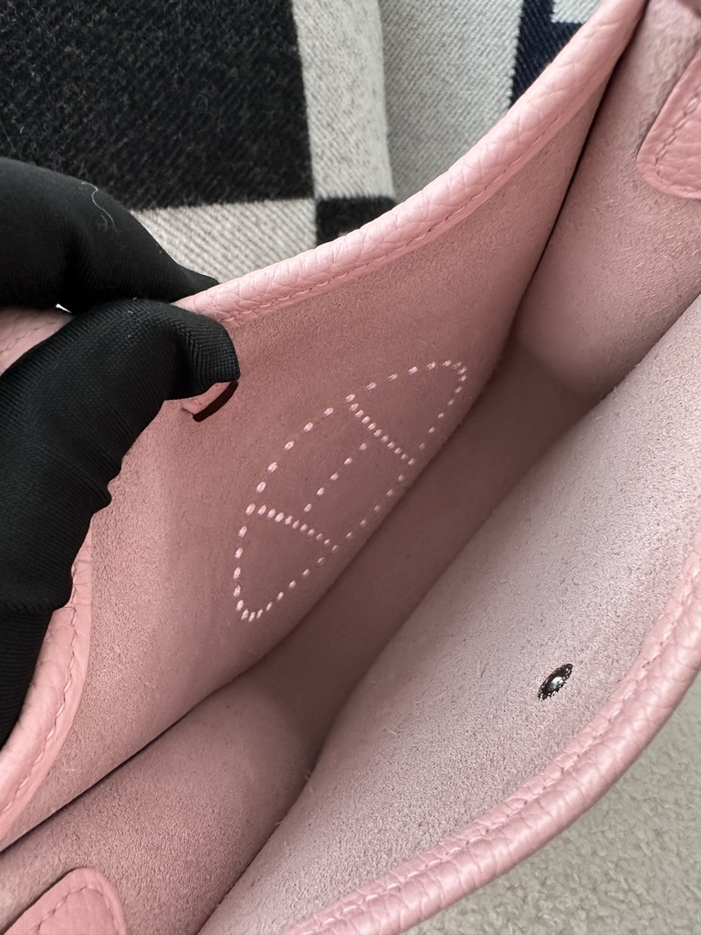 Mini Evelyne Tc Clemence  3Q Rose Sakura silver hardware