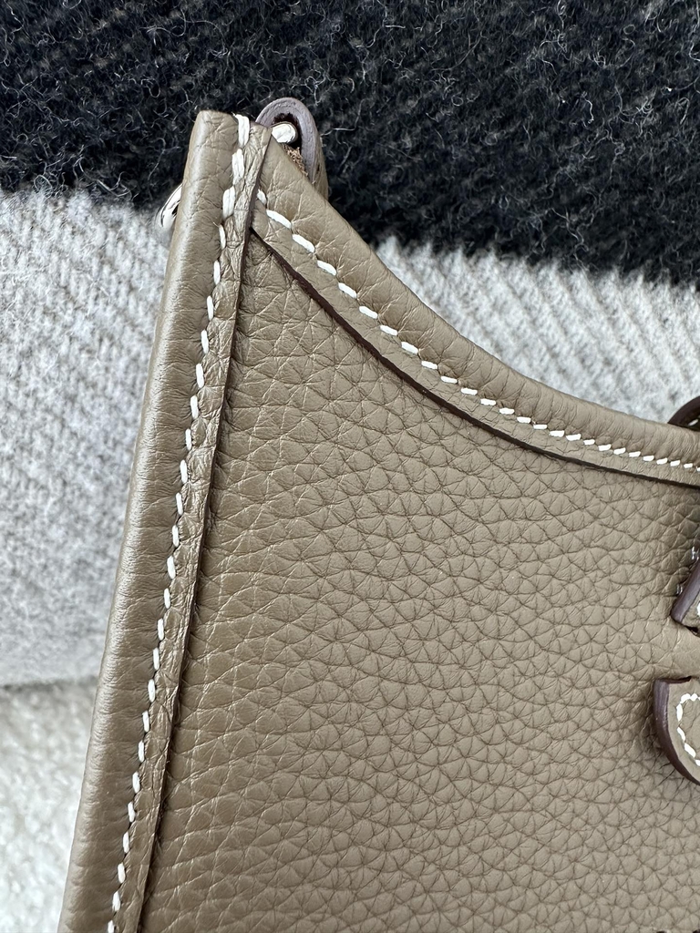 Mini Evelyne Tc Clemence CK18 Etoupe grey silver hardware