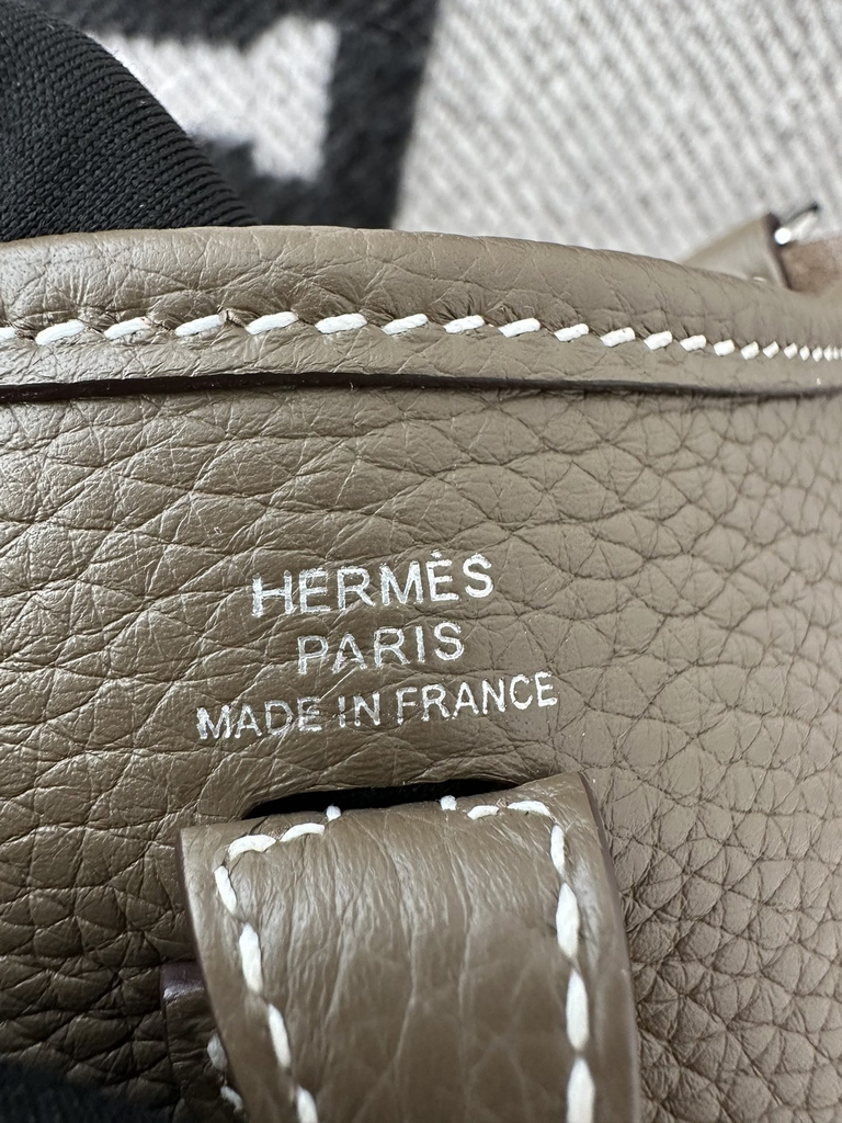 Mini Evelyne Tc Clemence CK18 Etoupe grey silver hardware