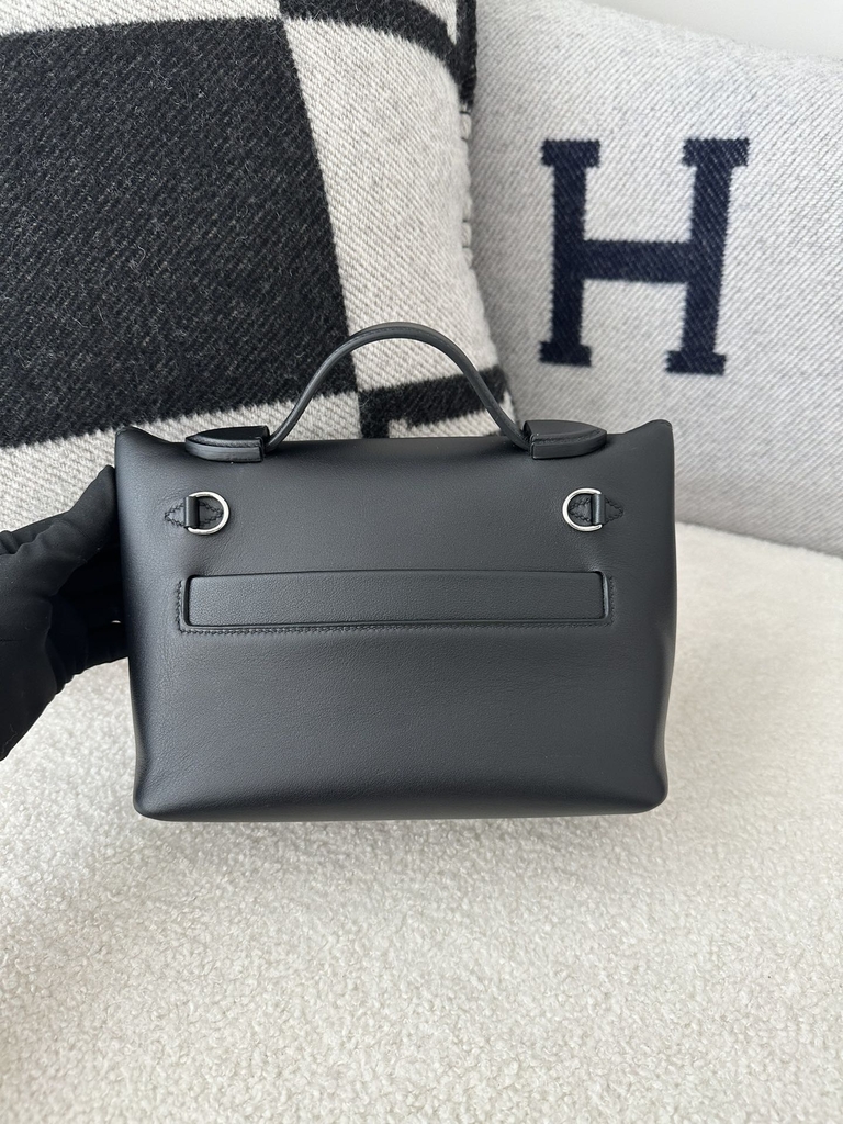2424 mini 21cm volupto Swift CK89 Noir silver hardware
