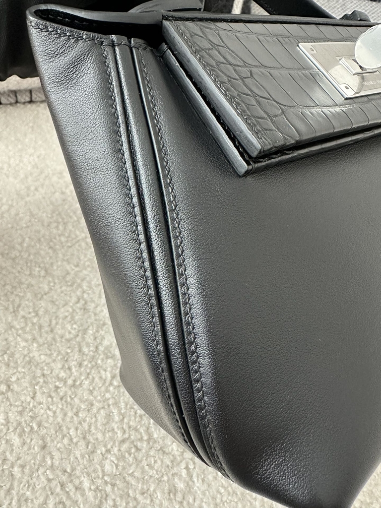 Kelly 2424 Mini 21cm Volupto Matte Alligator Bag