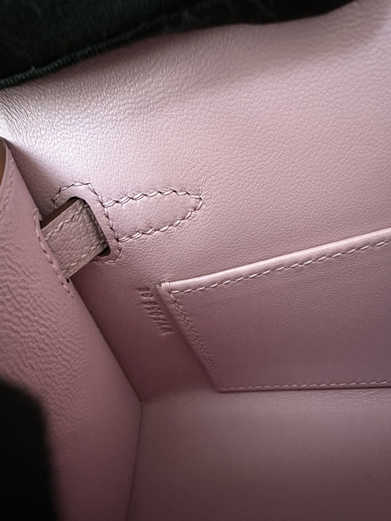 Kelly mini II evercolor X9  Mauve sylvestre silver hardware