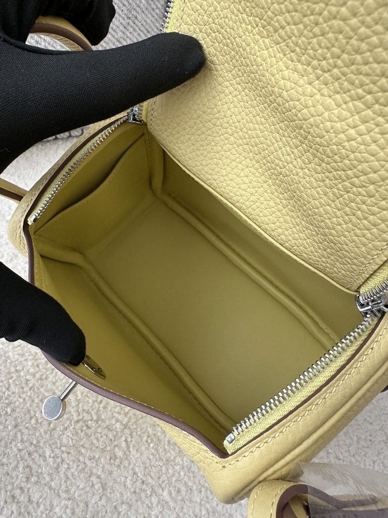 Lindy mini Tc Clemence 1Z Jaune poussin silver hardware