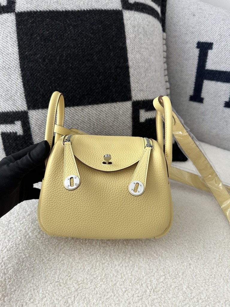 Lindy mini Tc Clemence 1Z Jaune poussin silver hardware