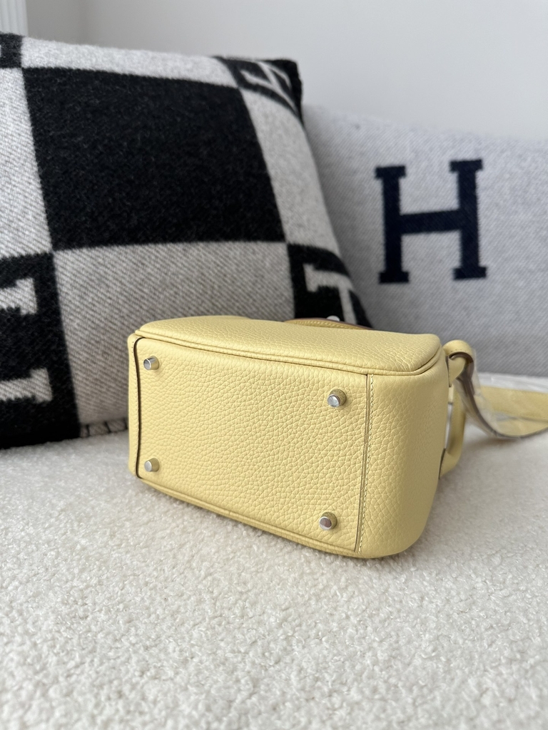Lindy mini Tc Clemence 1Z Jaune poussin silver hardware