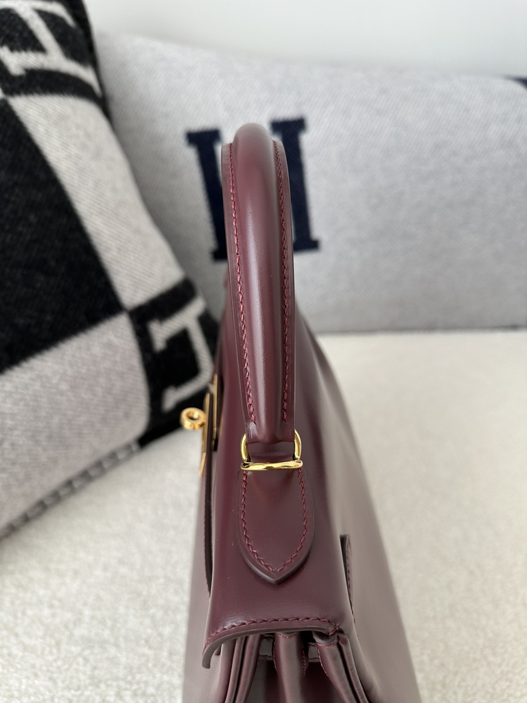 Kelly 28cm box   CC55 Rough H  Gold hardware