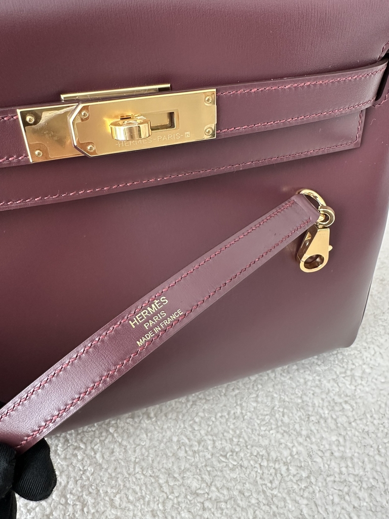 Kelly 28cm box   CC55 Rough H  Gold hardware