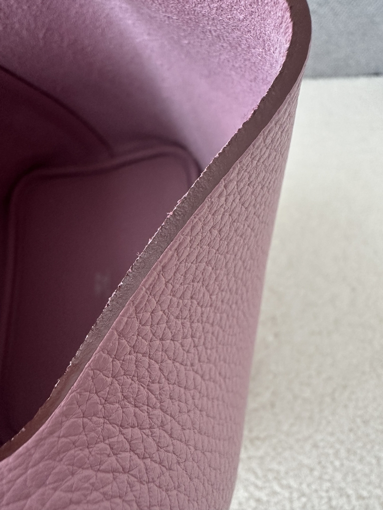 Picotin lock 18cm  ClemenceX9 Mauve sylvestre silver hardware