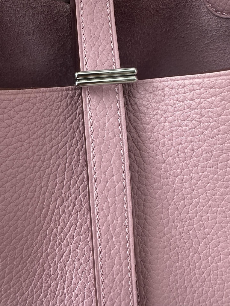 Picotin lock 18cm  ClemenceX9 Mauve sylvestre silver hardware