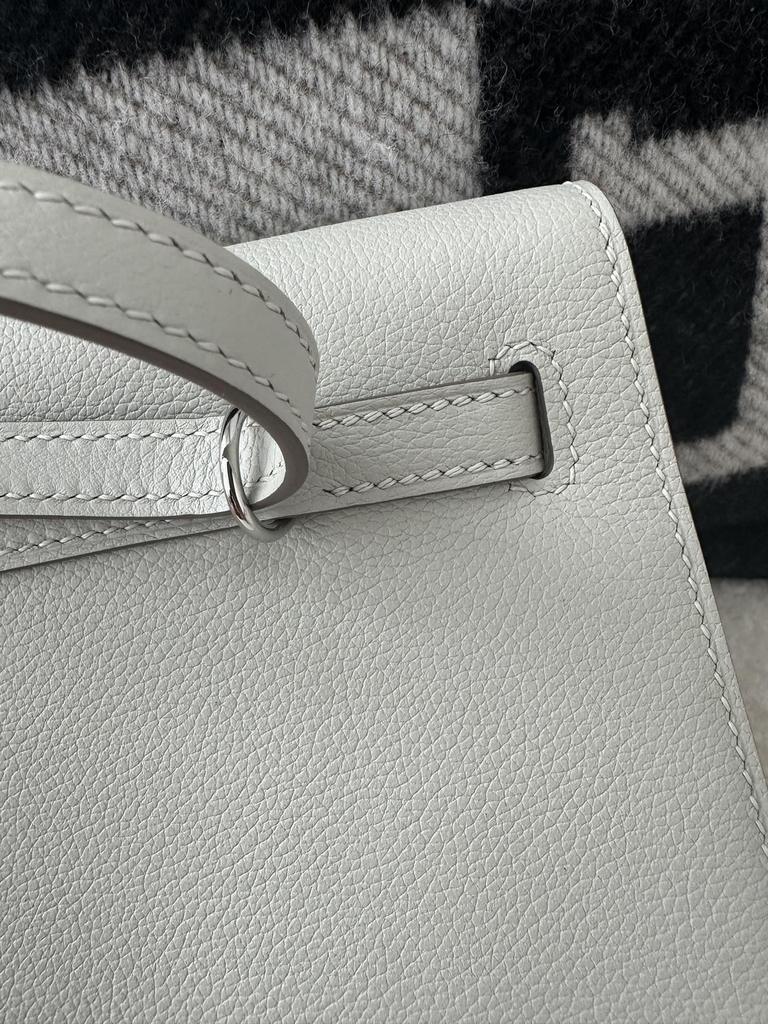 Kelly danse 22cm evercolor 80 Pearl Grey silver hardware