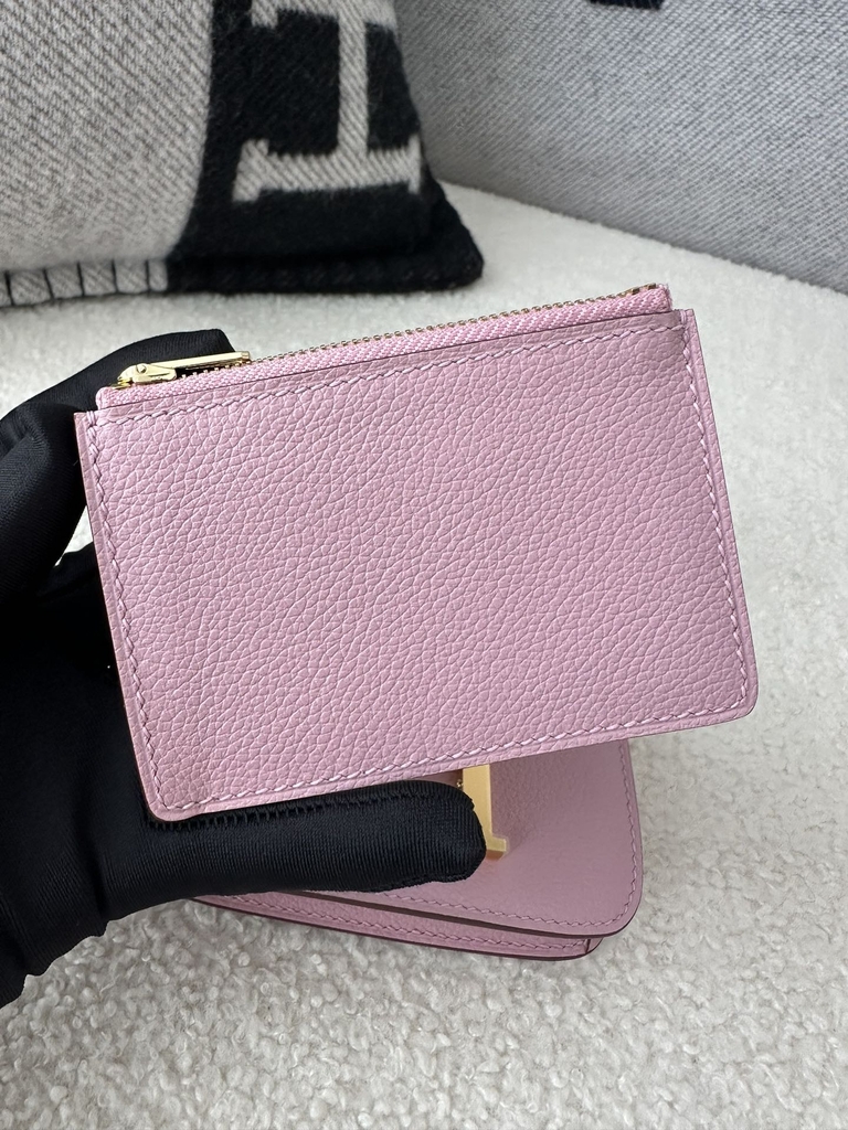 Constance slim evercolor  X9 Mauve sylvestre Gold hardware