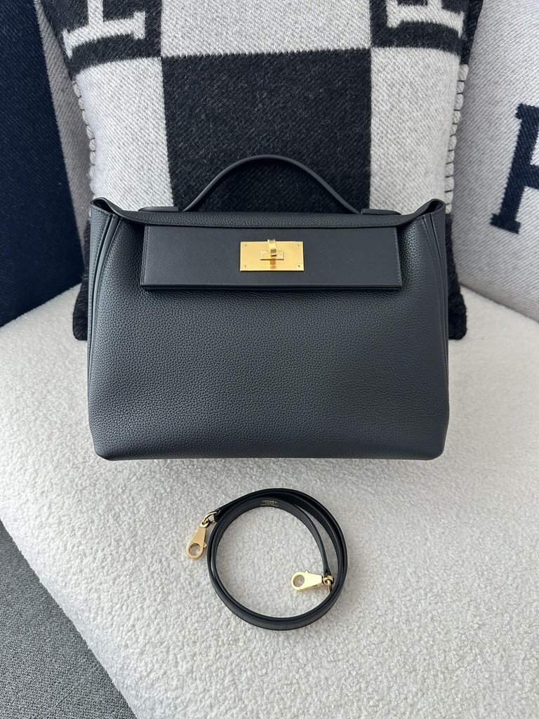 Kelly 2424 29cm Togo Swift Leather Bag