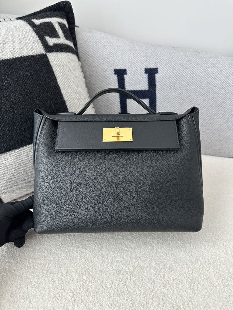 Kelly 2424 29cm Togo Swift Leather Bag