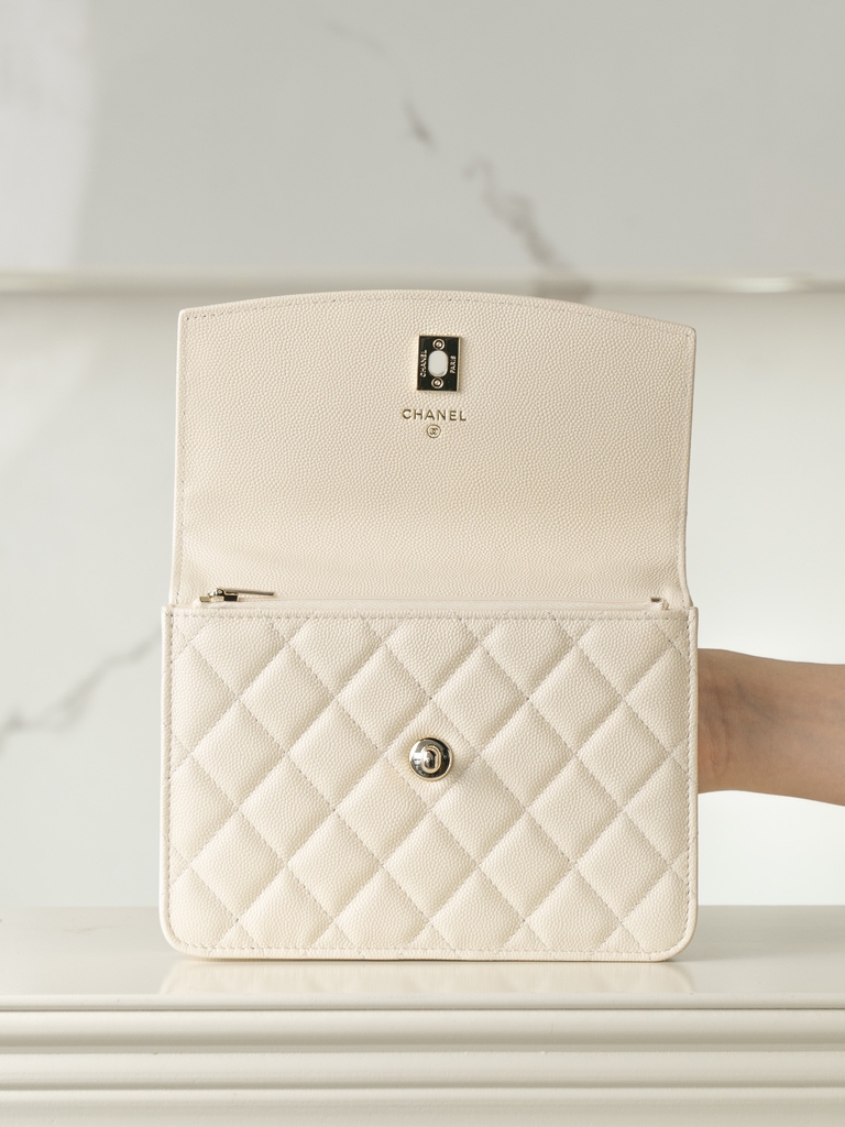 Chanel 25C Mini Backpack Early Spring Creamy White