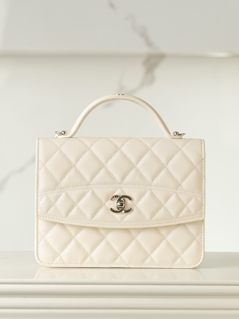 Chanel 25C Mini Backpack Early Spring Creamy White