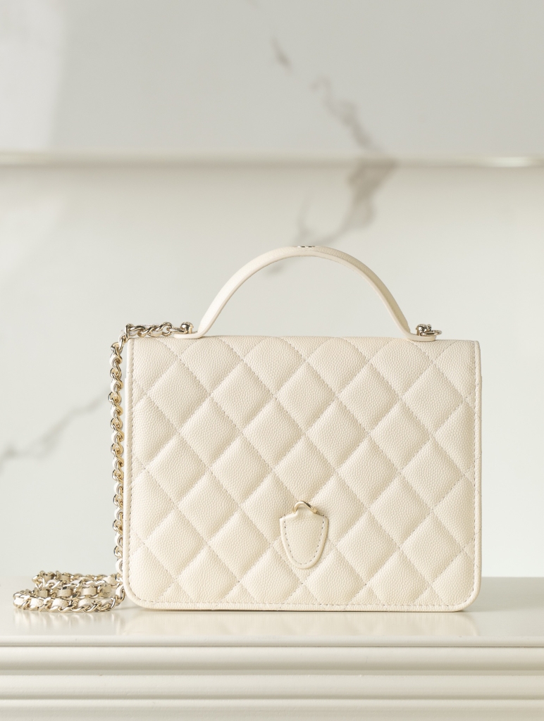 Chanel 25C Mini Backpack Early Spring Creamy White