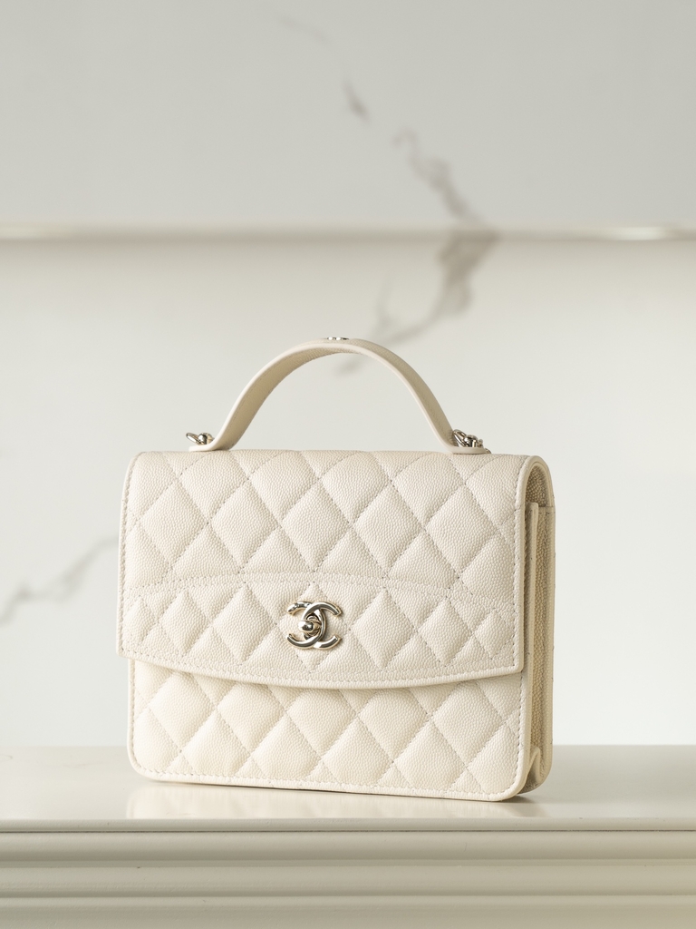 Chanel 25C Mini Backpack Early Spring Creamy White