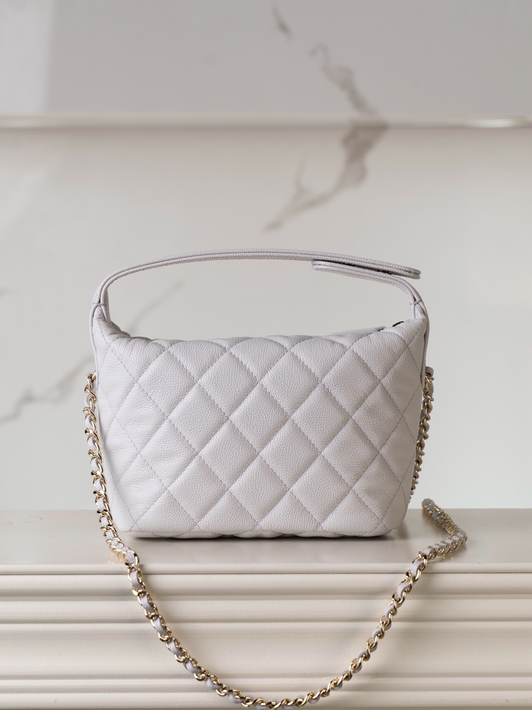 Chanel 25c Spring New Lunch Box Bag Grey