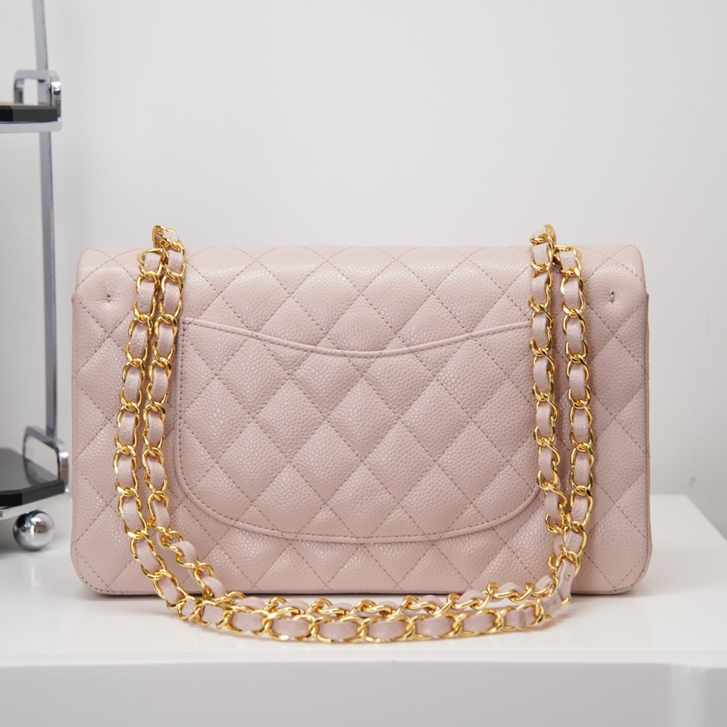 Chanel Classic Flap Bag Medium - Sakura Pink
