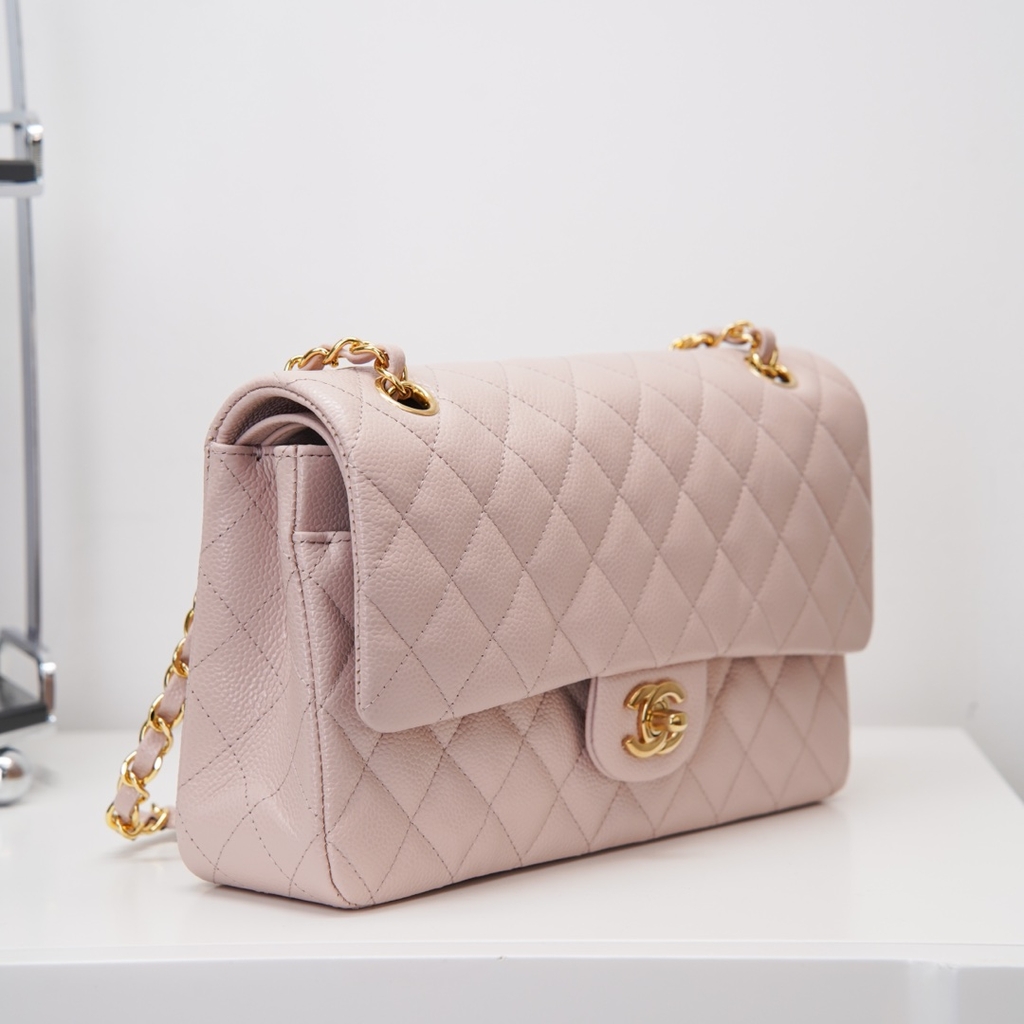 Chanel Classic Flap Bag Medium - Sakura Pink