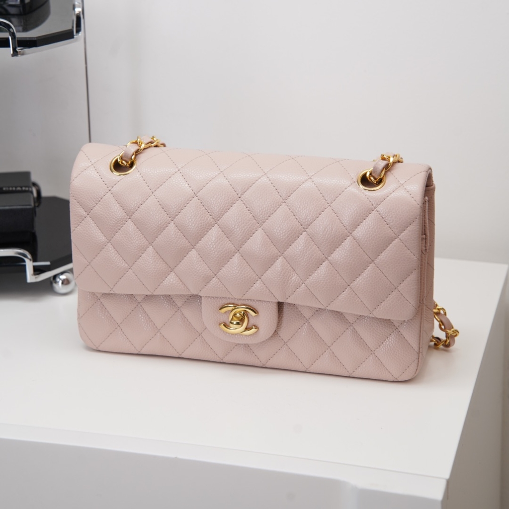 Chanel Classic Flap Bag Medium - Sakura Pink