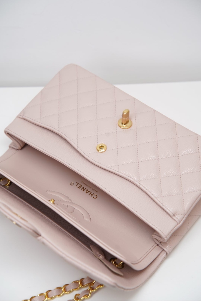 Chanel Classic Flap Bag Medium - Sakura Pink