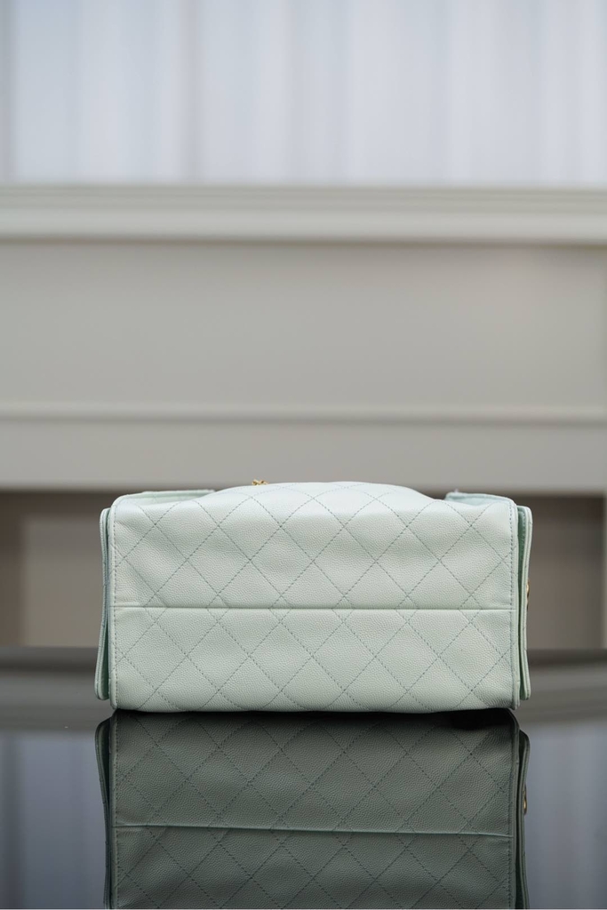 Chanel 25s Small Hobo Bag Mint Green