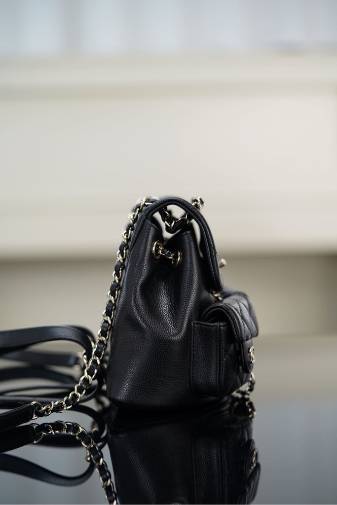 Channel 23P Duma Leather Mini Backpack