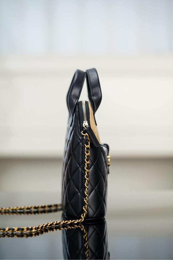 Chanel 25A Suede Handbag