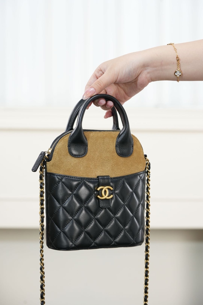 Chanel 25A Suede French Fries Bag