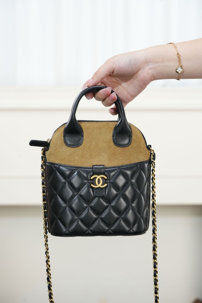 Chanel 25A Suede French Fries Bag