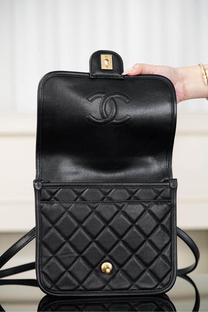 Chanel 25B Four Leaf Clover Mini Backpack