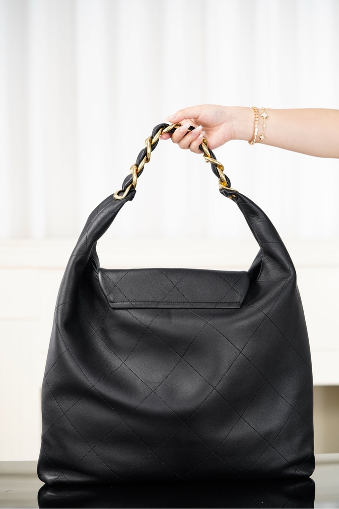 Chanel 25k Super Size Hippie Hobo Bag