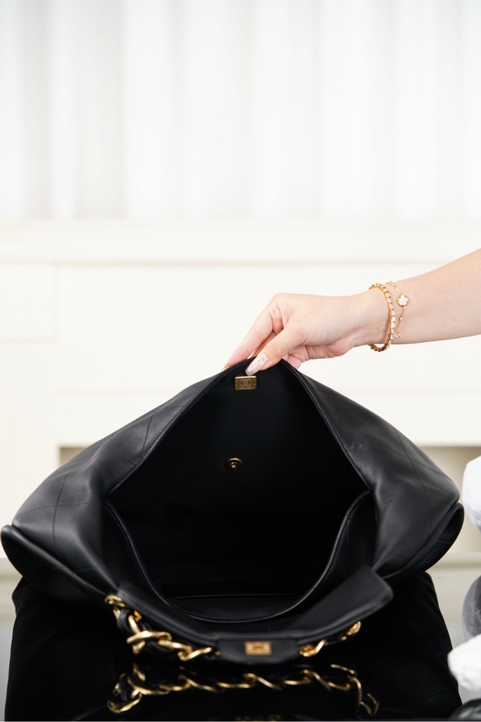 Chanel 25k Super Size Hippie Hobo Bag