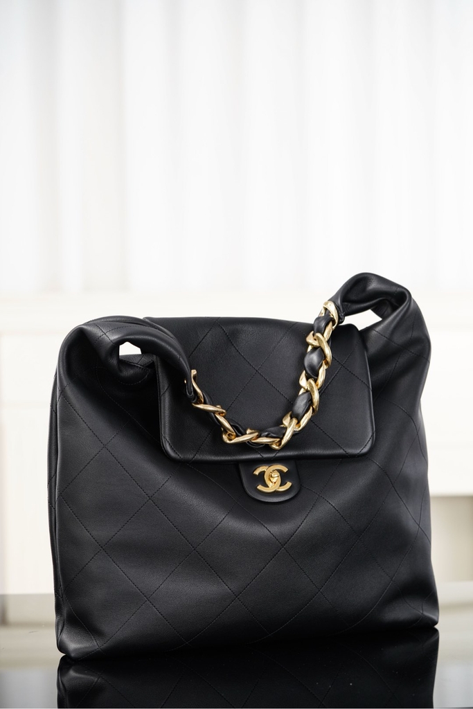 Chanel 25k Super Size Hippie Hobo Bag