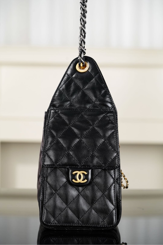 Chanel 25B Mini Bag Oil Wax Leather