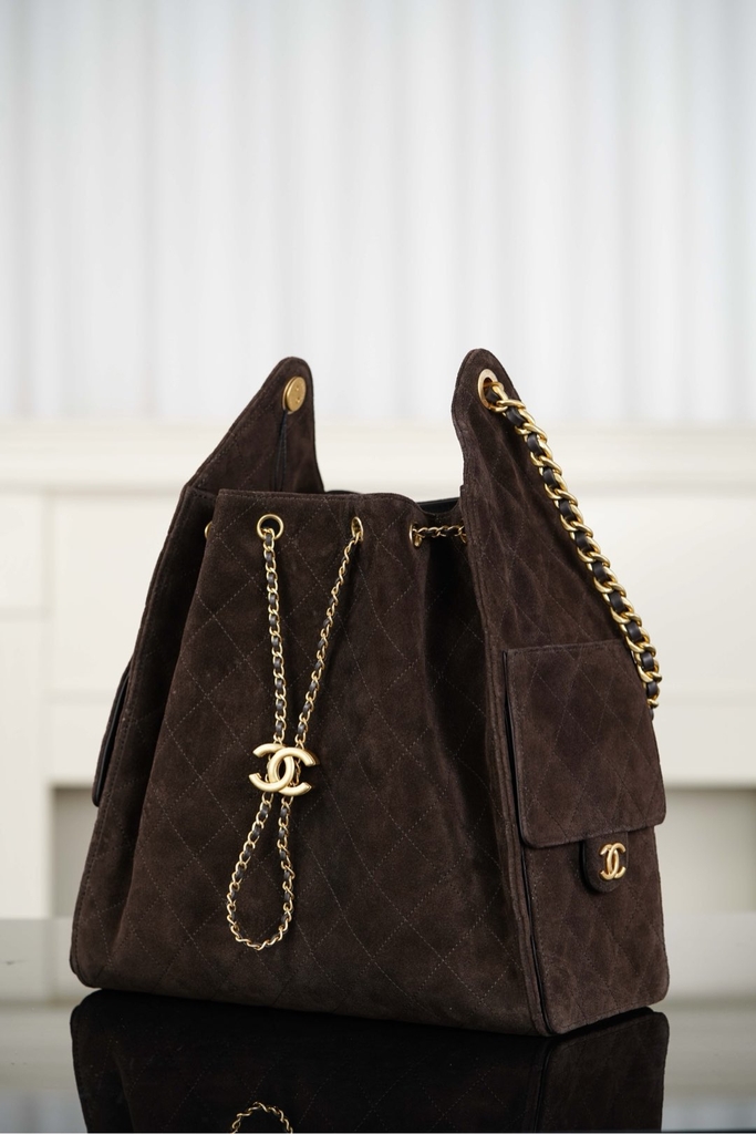 Chanel 25k Hobo Bucket Bag
