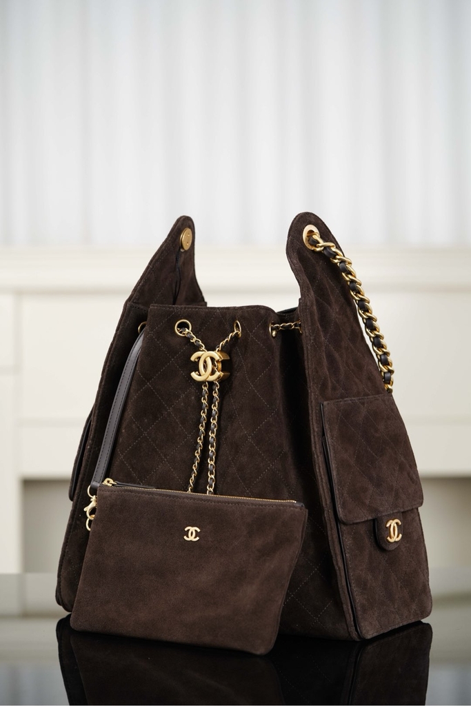 Chanel 25k Hobo Bucket Bag