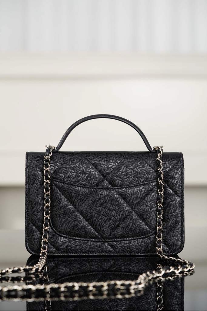 Chanel 25k Black Gold WOC Bag