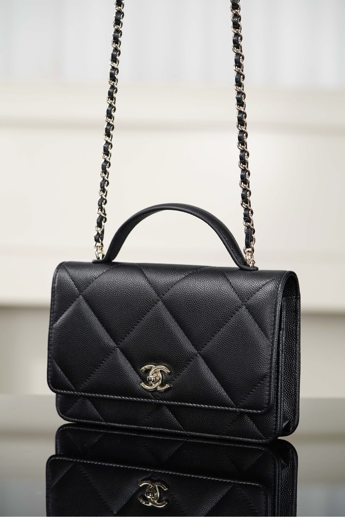 Chanel 25k Black Gold WOC Bag