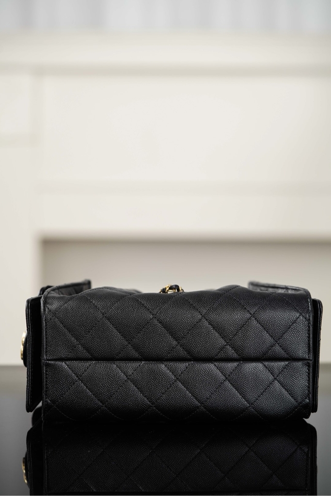 Chanel 26C Mini Bag Black Gold