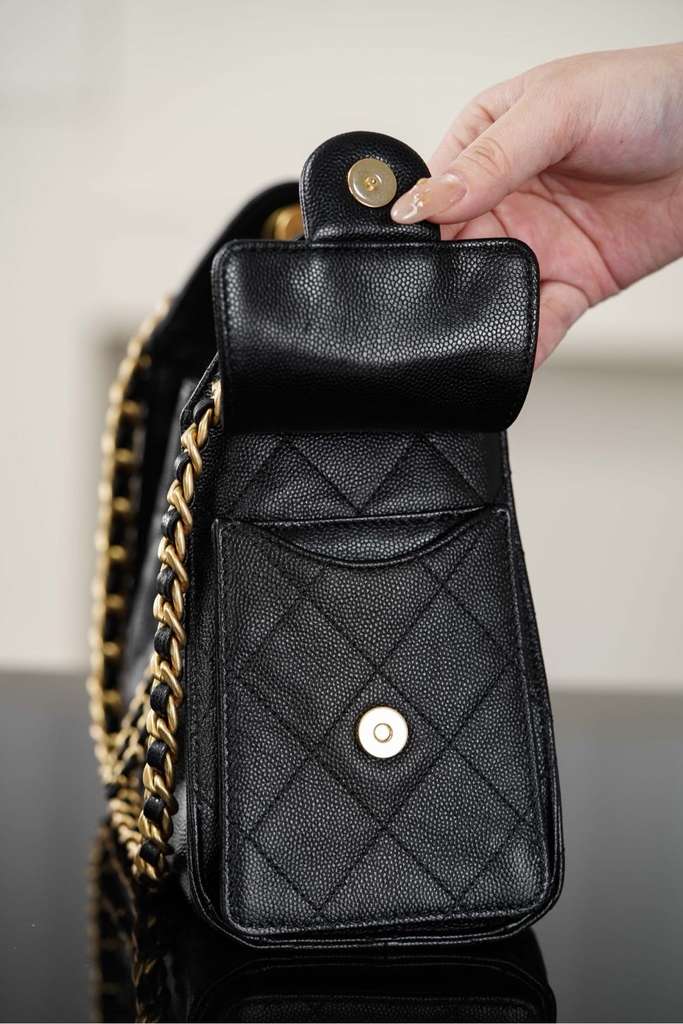Chanel 26C Mini Bag Black Gold