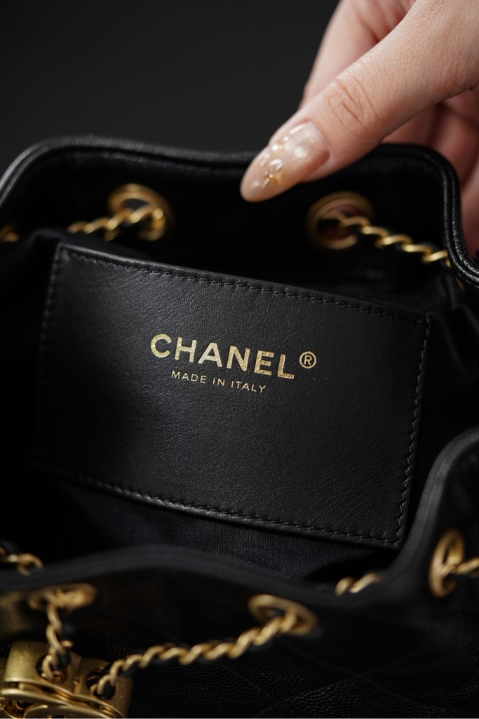 Chanel 26C Mini Bag Black Gold