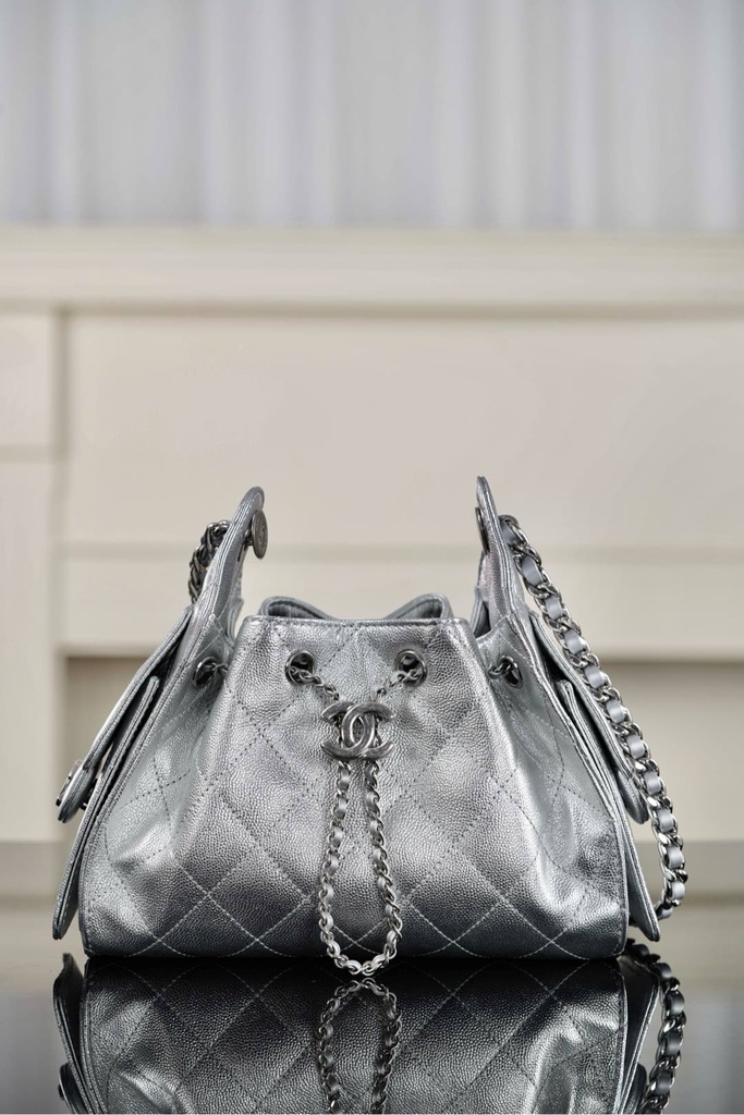 Chanel 26C Series Mini 25Bag Silver