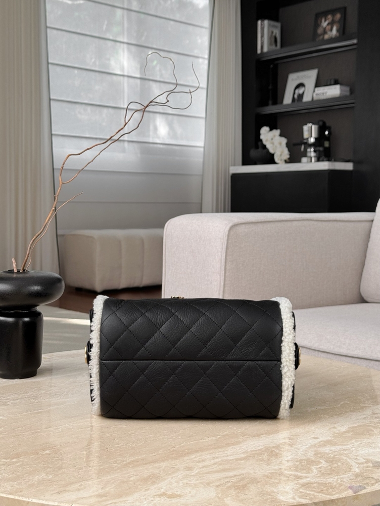 25k Hobo Teddy Small Black 30x26x14cm