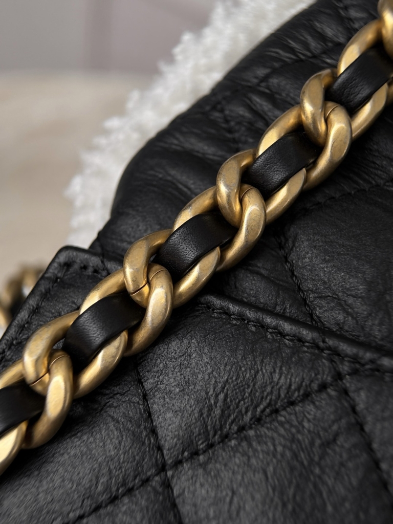 25k Hobo Teddy Small Black 30x26x14cm