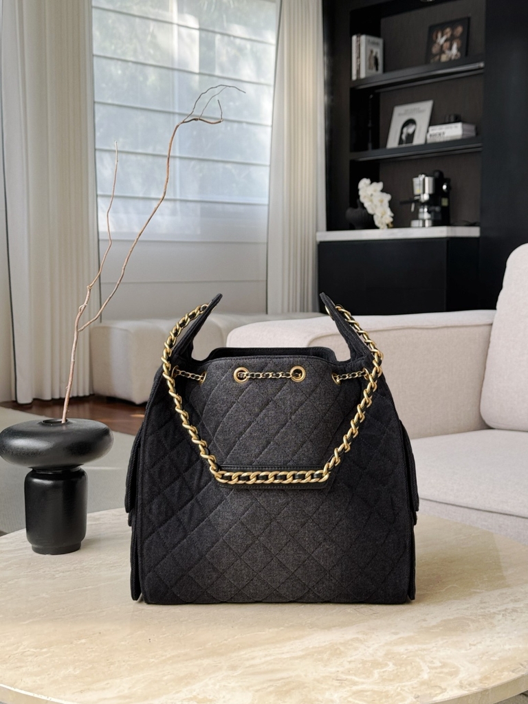 Hobo Black Denim Jeans 25s 30x40x15cm