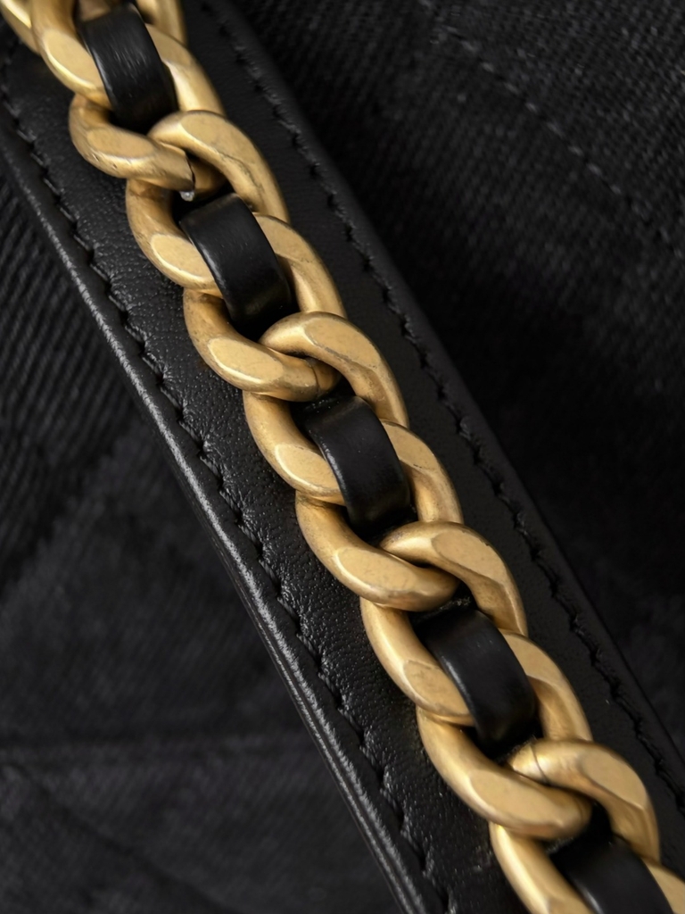 Hobo Black Denim Jeans 25s 30x40x15cm